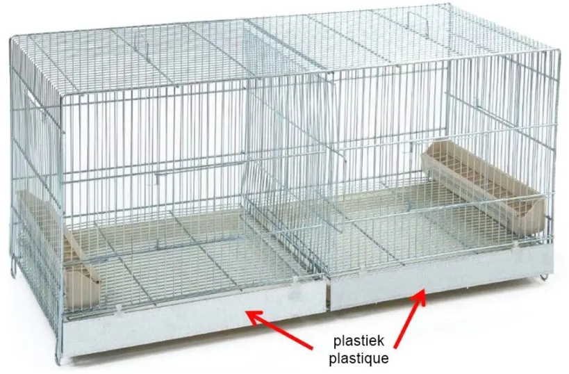 COVA 120 METAL  2 TIROIRS EN PLASTIQUE 120*40*45CM