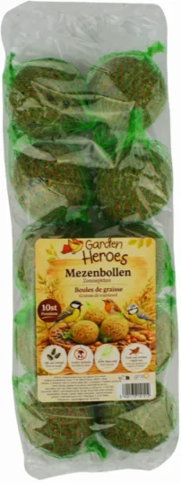 [GRI-12397200] BOULES DE MESANGES DANS FILET 10PC PREMIUM GARDEN HEROES (carton 10 x)