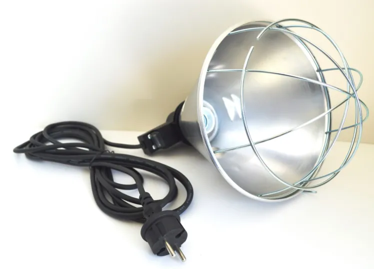 [GRI-129615001] PROTECTEUR DE LAMPE +INTERRUPTEUR MAX 175W CABLE 5M
