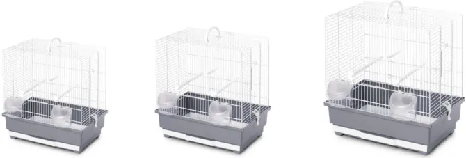 ALFA 40 BLANC CAGE OISEAU 40*27*48CM 10070010