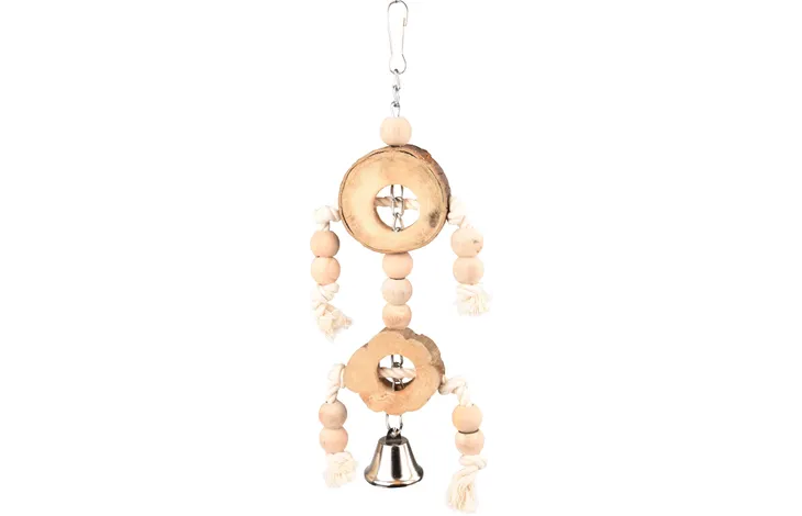 PENDENTIF EN BOIS AVEC BARRES