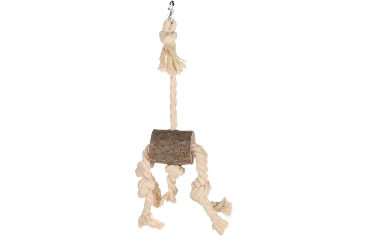 [FLA-108607] JOUET PERR.PENDENTIF TRONC D'ARBRE