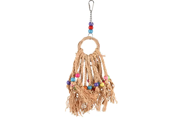 [FLA-110263] JO DUMA ANNEAU + PERLES COLORÉES 39CM