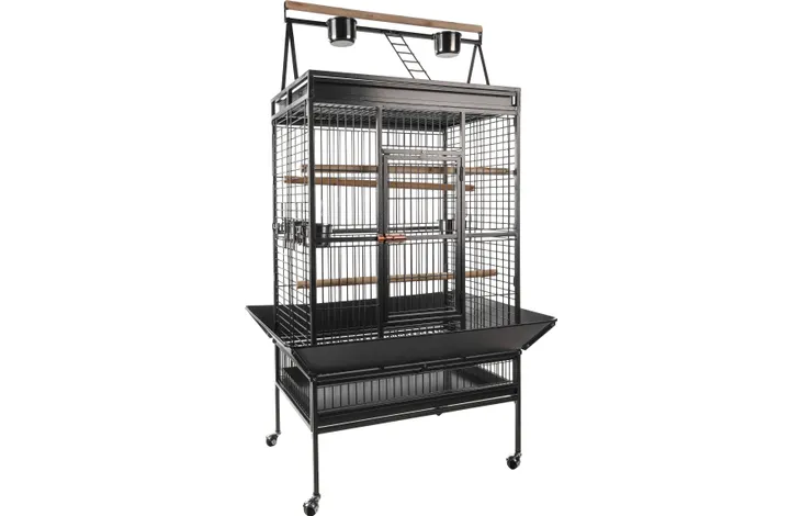 [FLA-110486] CAGE POUR PERROQUETS PARKO ANTHRACITE 62,5x80x174,5CM