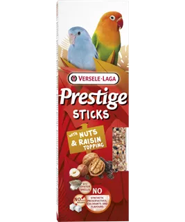 [VER-422352] Sticks Petits Perroquets avec Noix & Garniture de Raisins - 2 pièces
