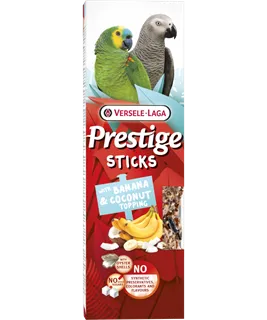 [VER-422358] Sticks Perroquets avec Banane & Garniture de Coco - 2 pièces