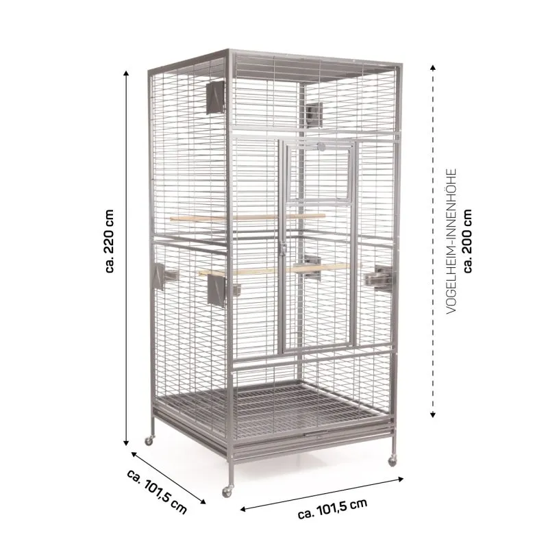 Arkansas Nova I - Platine - Mod. 2024 (200 cm) | ca. 101,5 x 101,5 x 220 cm