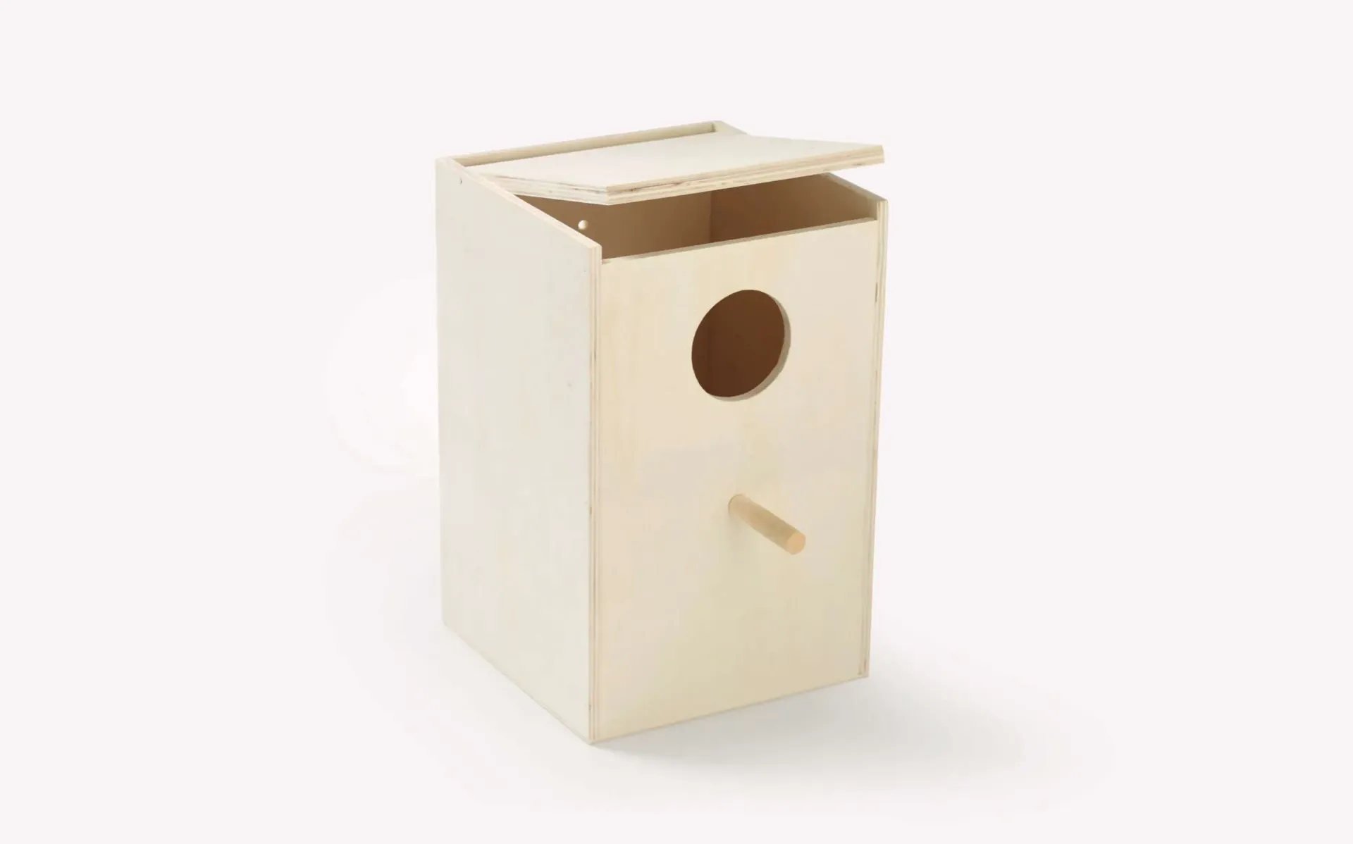 [FAU-63510] nichoir petites perruches vertical 15X14.5X22