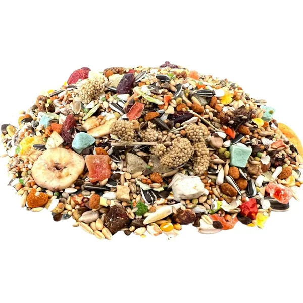mélange Pyrrhura deluxe 3kg avec fleurs